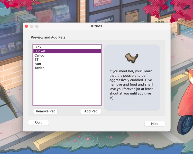 Desktop Kittens — official product screenshot