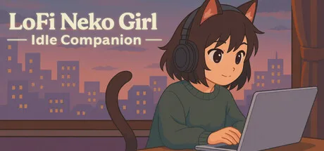 Lofi Neko Girl: Idle Companion — official product artwork